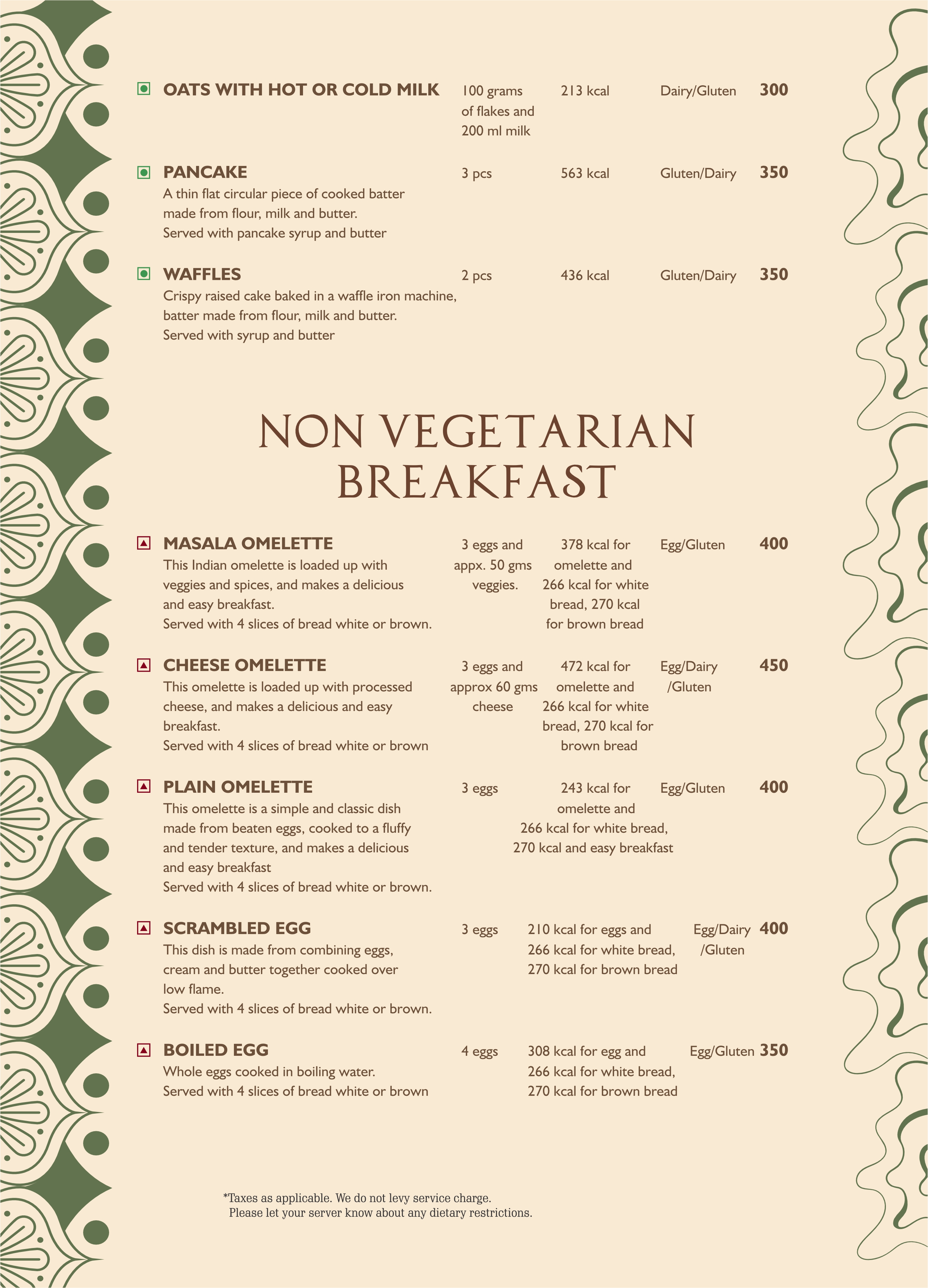Menu 13