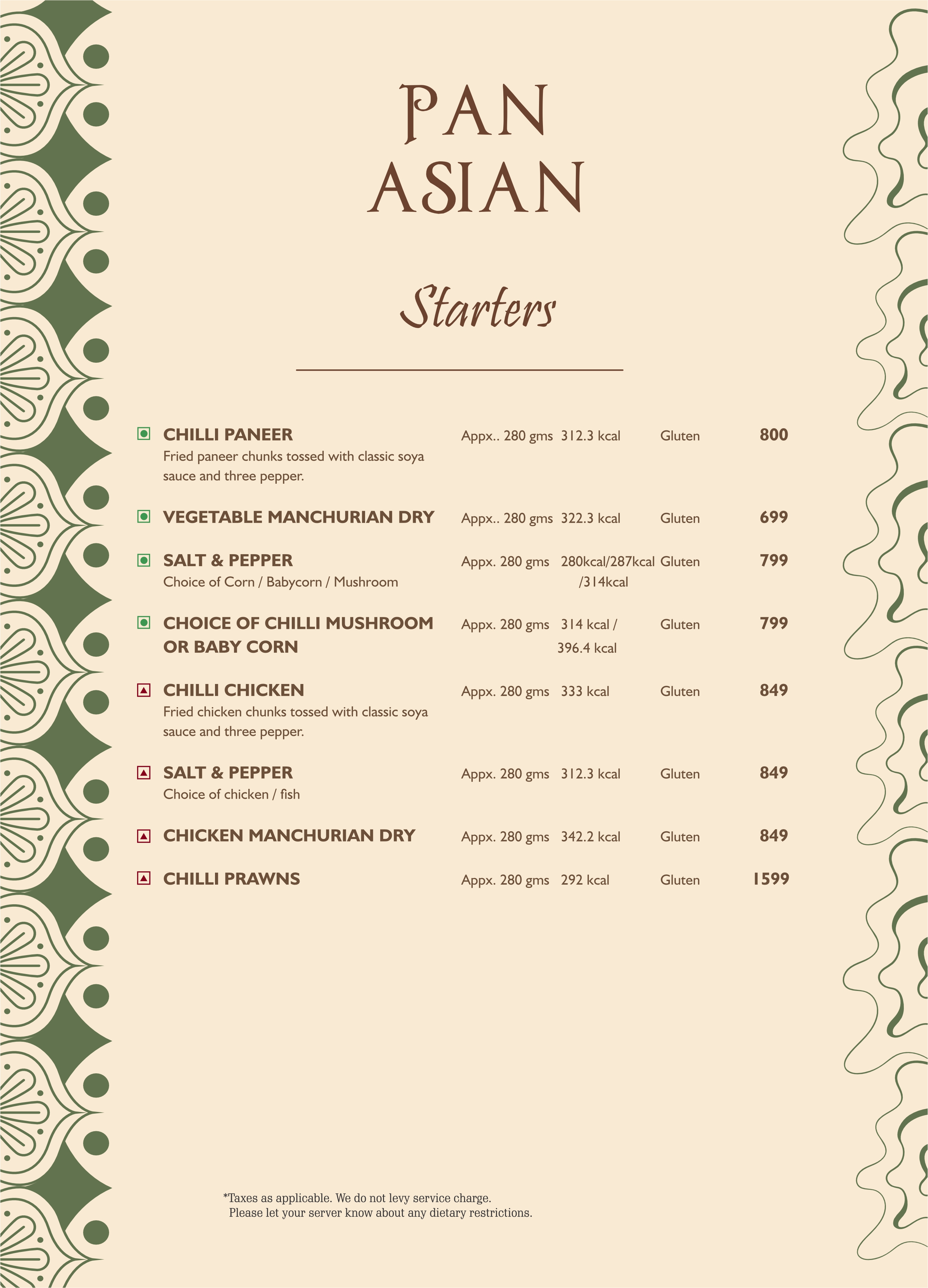 Menu 23