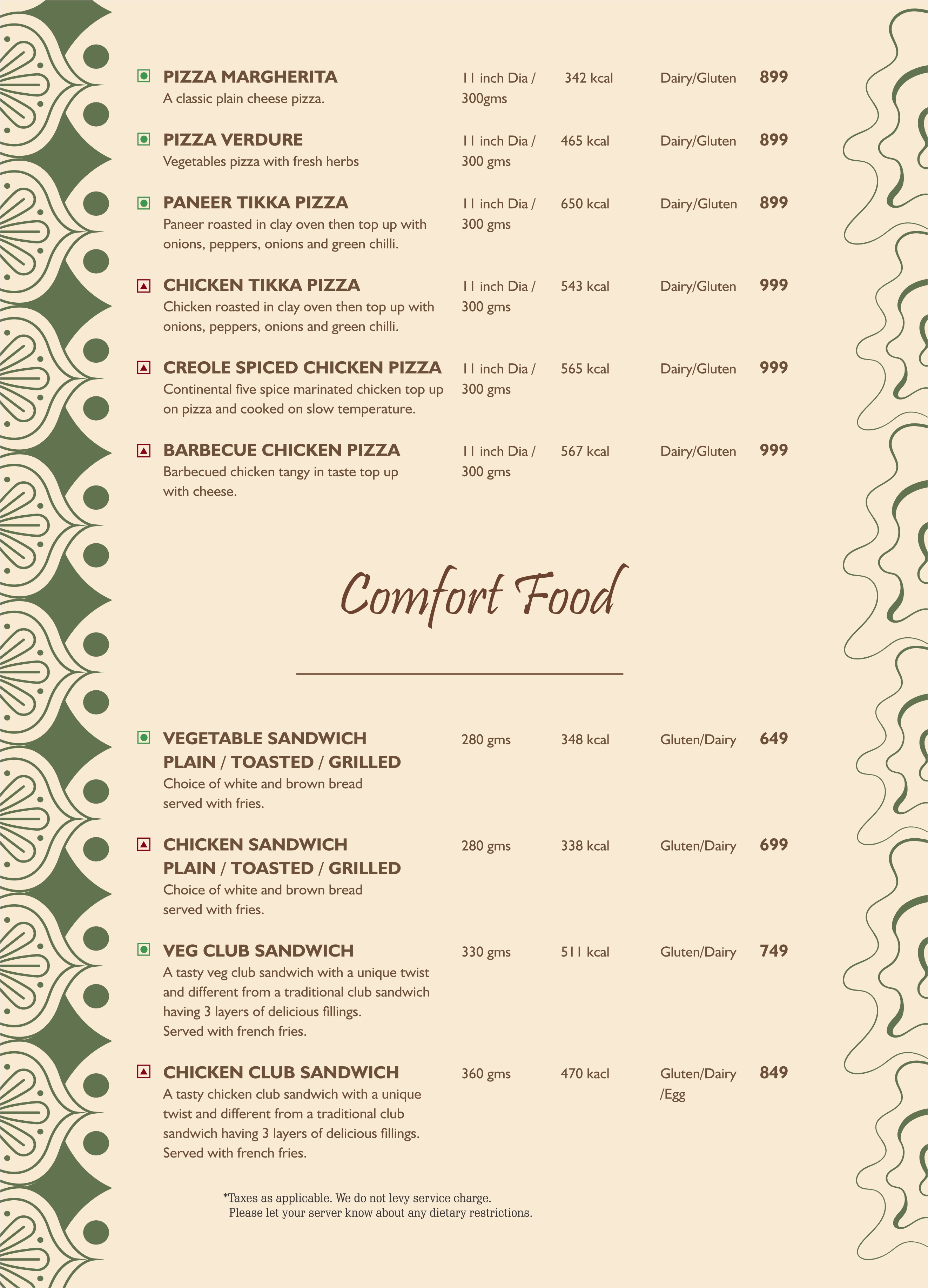 Menu 27