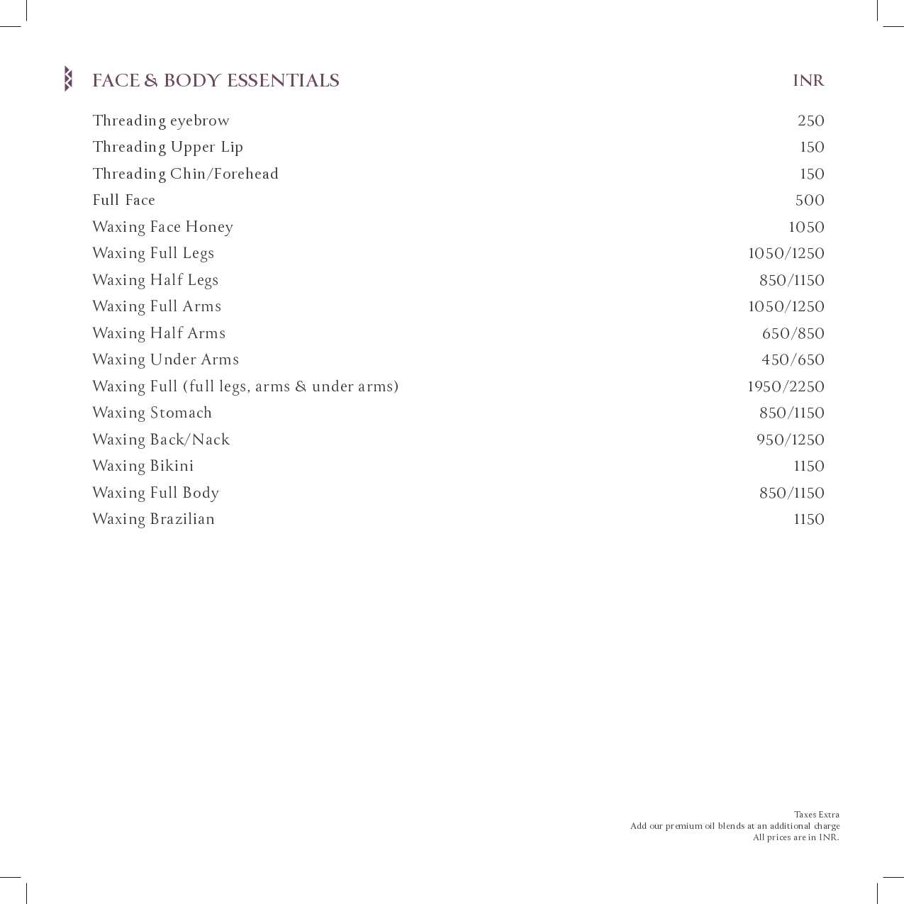 Menu 20